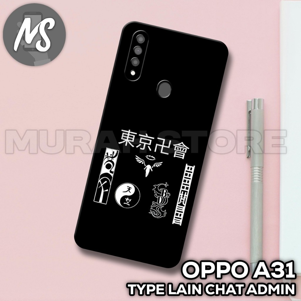 ยาง OPPO A31 Softcase / MS39 KANJI motif / เคส OPPO A31 / เคส OPPO A31 / ซิลิโคน Oppo A31