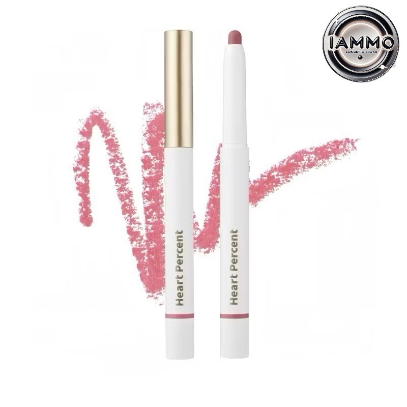 Heart Percent Dot on Mood Lip Pencil 0.8g ลิปไลเนอร์ เบลอขอบปาก เนื้อนุ่มเกลี่ยง่าย 4 in 1