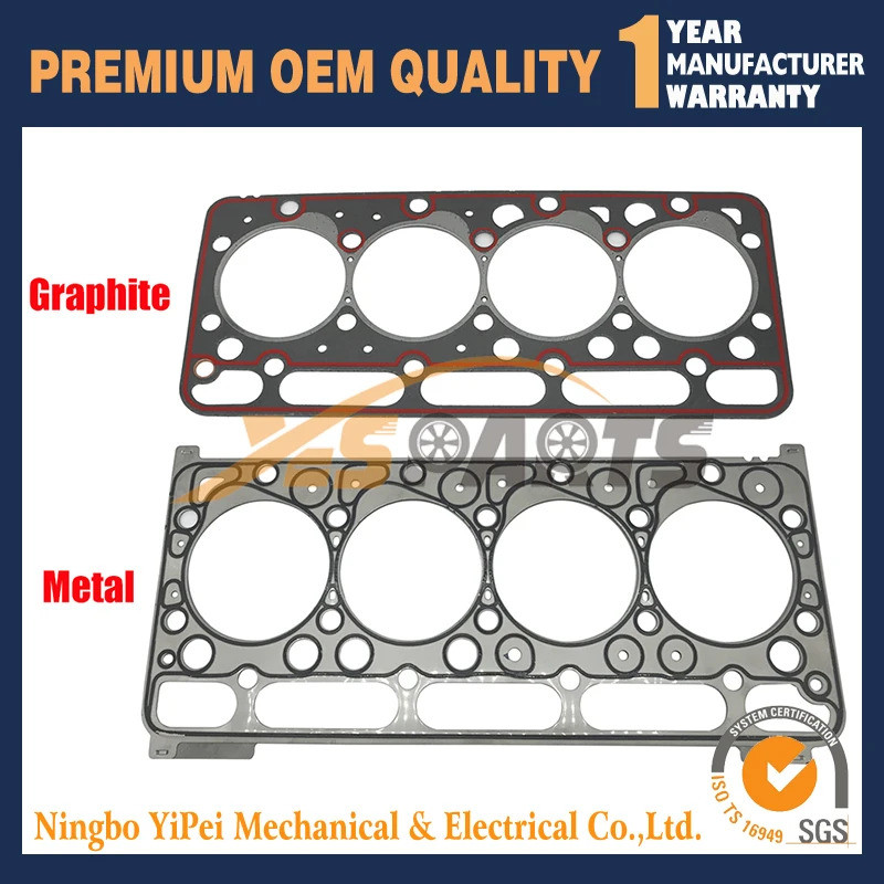 ใหม่ปะเก็นหัวสําหรับ kuboota V2203 V2203T V2403 Overhaul Rebuild ปะเก็น