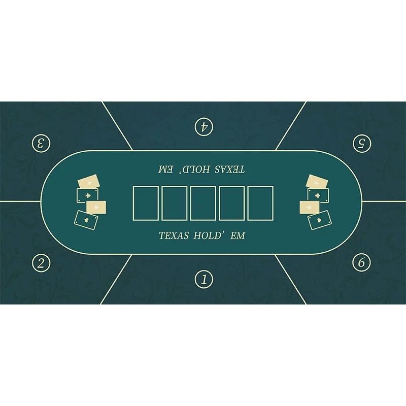 ผ้าปูโต๊ะ Texas Holdem High-End Disposable Texas Dedicated Table Mat Custom Tailoring ทําความสะอาดง่