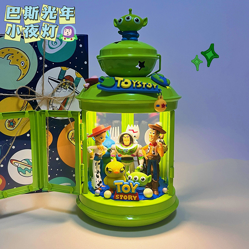 บัซ ไลท์เยียร์ ปริมณฑล Toy Story ไฟกลางคืนขนาดเล็ก DIY บัซ ไลท์เยียร์ ปริมณฑล ของเล่น DIY