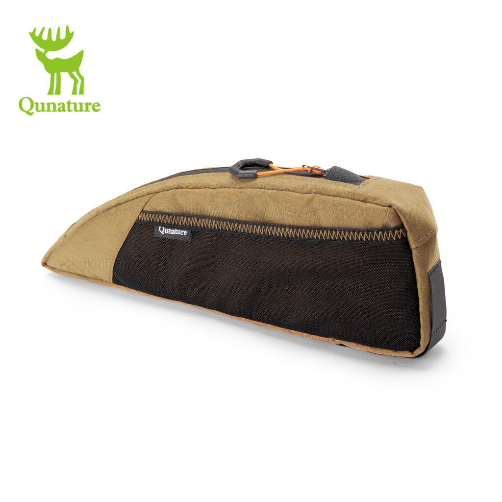 Quature กระเป๋าจักรยาน Top Tube Bag กันน้ํา ทนต่อการสึกหรอ Mountain Road Travel Bike ขี่ Beam Bag อุ