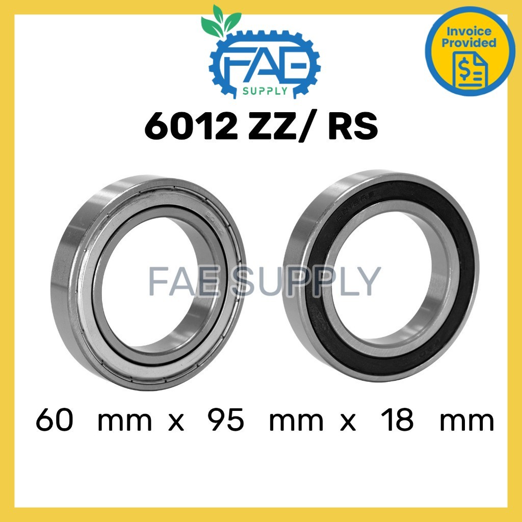 6012ZZ 6012RS 6012 Ball Bearing Deep Groove 60*95*18 mm