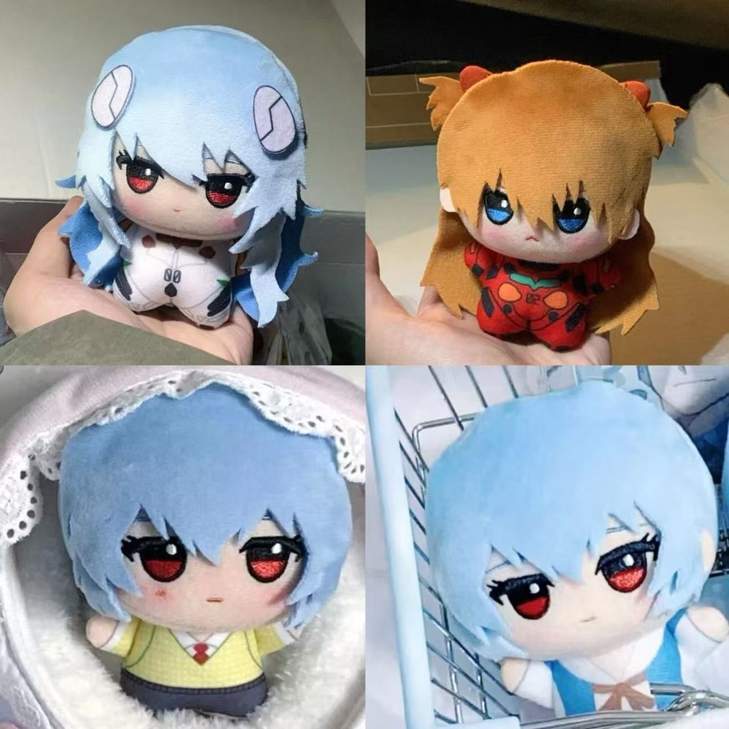 ตุ๊กตาอนิเมะ EVA ตุ๊กตาการ์ตูน Neon Genesis Evangelion ของเล่น BEMOE Asuka Ayanami Rei ขนาด 10 ซม.