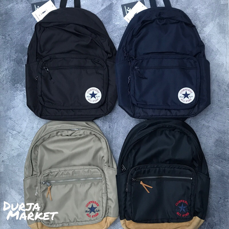 HITAM Backpack/Bag Converse Go 2 Black Original Store/Official PT. แผนที่แผนที่