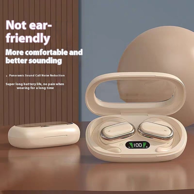 X96 หูฟังกีฬากันน้ำในตัวไมโครโฟนคู่ OWS หูฟังไร้สาย HIFI คุณภาพเสียง HD พูดคุย 9D สเตอริโอในหู รูปที่ 8