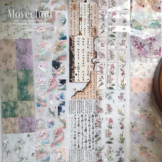 ใหม่สไตล์จีนมือวาดสไตล์แฟนซีมากเล็บทุกการแข่งขันกระดาษถ่ายโอนภาพวาดจีนมังกรการประดิษฐ์ตัวอักษรผีเสื้อก้อยไม้ไผ่ประต