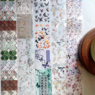 ใหม่สไตล์จีนมือวาดสไตล์แฟนซีมากเล็บทุกการแข่งขันกระดาษถ่ายโอนภาพวาดจีนมังกรการประดิษฐ์ตัวอักษรผีเสื้อก้อยไม้ไผ่ประต