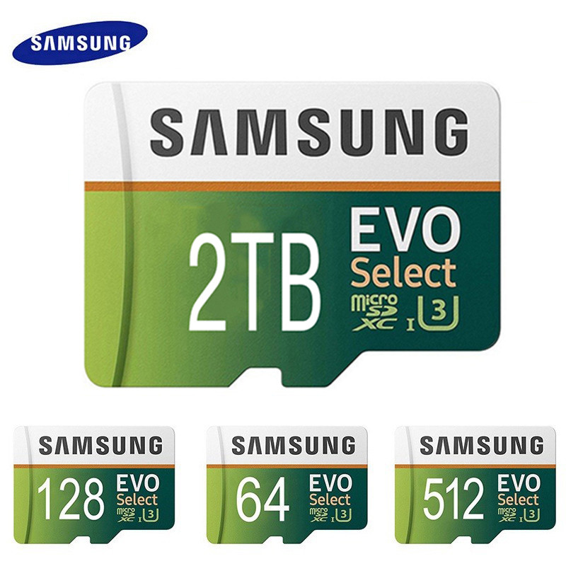 ในสต็อก 2TB EVO 32GB 64G/128G/256G/512G/1TB/การ์ดเก็บกล้องแท็บเล็ตโทรศัพท์