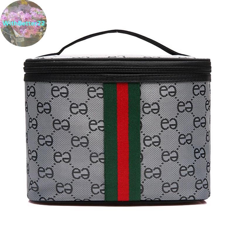 ด้วยดีกว่าใหม่กระเป๋าเครื่องสําอางรูปแบบสี่เหลี่ยมผู้ชายผู้หญิงแต่งหน้ากระเป๋าเดินทางขนาดใหญ่ออแกไนเซอร์แป้งกระเป๋า ไทย