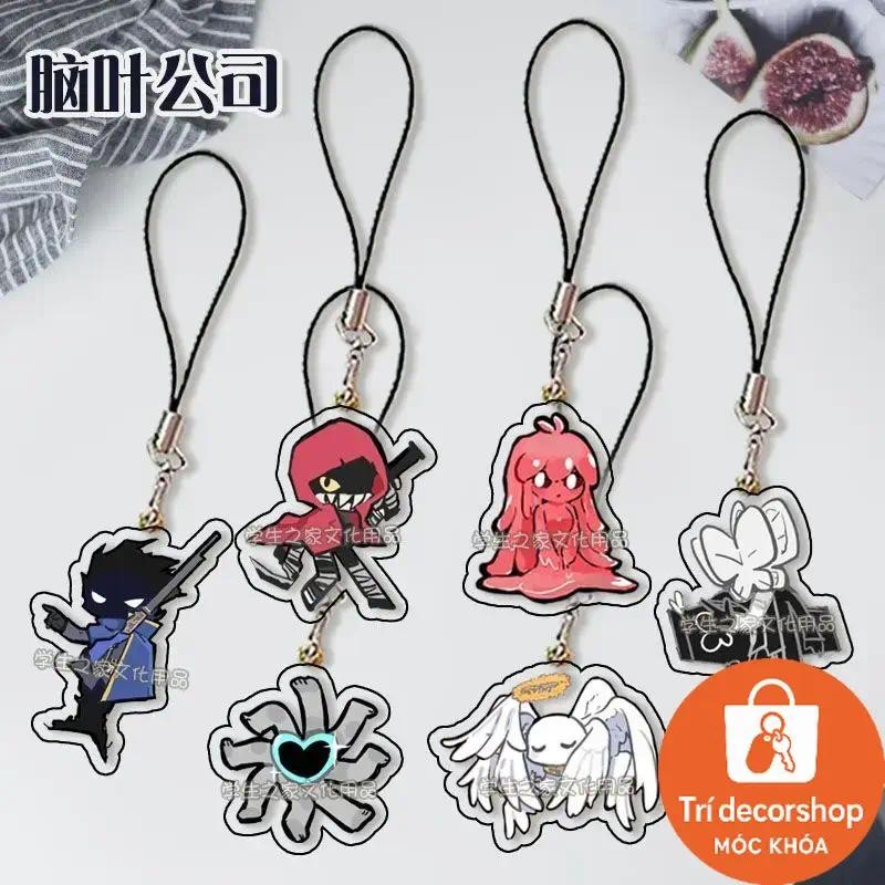 Lobotomy Corporation อะนิเมะ KeyChain Library of Ruina ผู้ชาย Key Chain สําหรับผู้หญิงแฟชั่นเกมรูป A