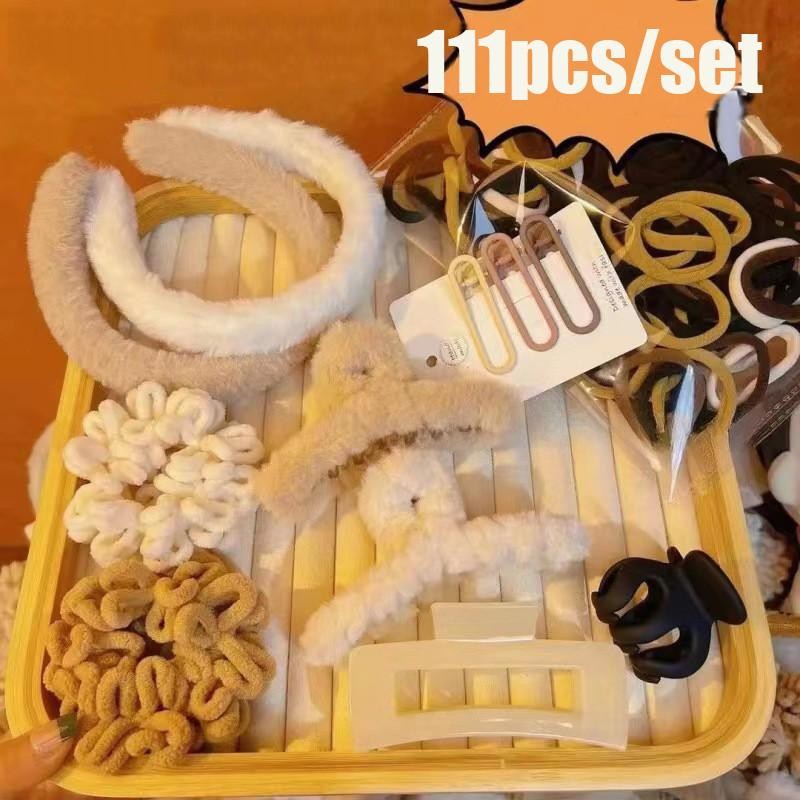 【ลด50%】ชุดกิ๊บซ่อนผม110ชิ้น โรงงานไทย! กิ๊บตะขอข้างเคียงผมหางม้า แฟชั่นผู้หญิง อุปกรณ์จัดแต่งผมเร็ว3วิ