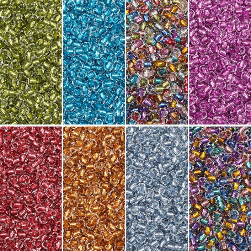 2/3/4 มม.คุณภาพสูงทองเงิน METALLICเรียงราย Glass Seed ลูกปัดสําหรับ DIY สร้อยข้อมือสร้อยคอเครื่องประดับทําอุปกรณ์เสริม