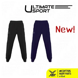 FBT กางเกงวอร์ม กางเกงวอร์มขาจั๊ม เอฟบีที รหัส C2F725 เนื้อผ้านุ่ม ระบายอากาศได้ดี เล่นกีฬา สีดำ/กรมท่า
