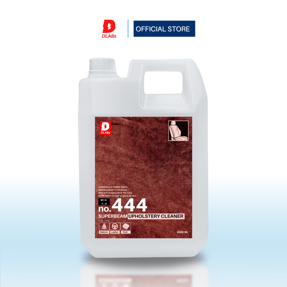 444 หัวเชื้อฟอกเบาะ ฆ่าเชื้อราและแบคทีเรีย 5L [SUPERBEAM BY DLABs]