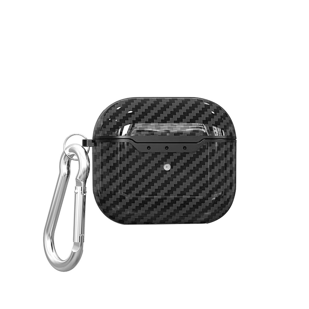 คาร์บอนไฟเบอร์อ่อนเคส For Airpods 4 Case For Apple Airpods Pro 2 3 2 1 Pro2 GEN2 Gen3 เคสหูฟังบลูทูธไร้สาย