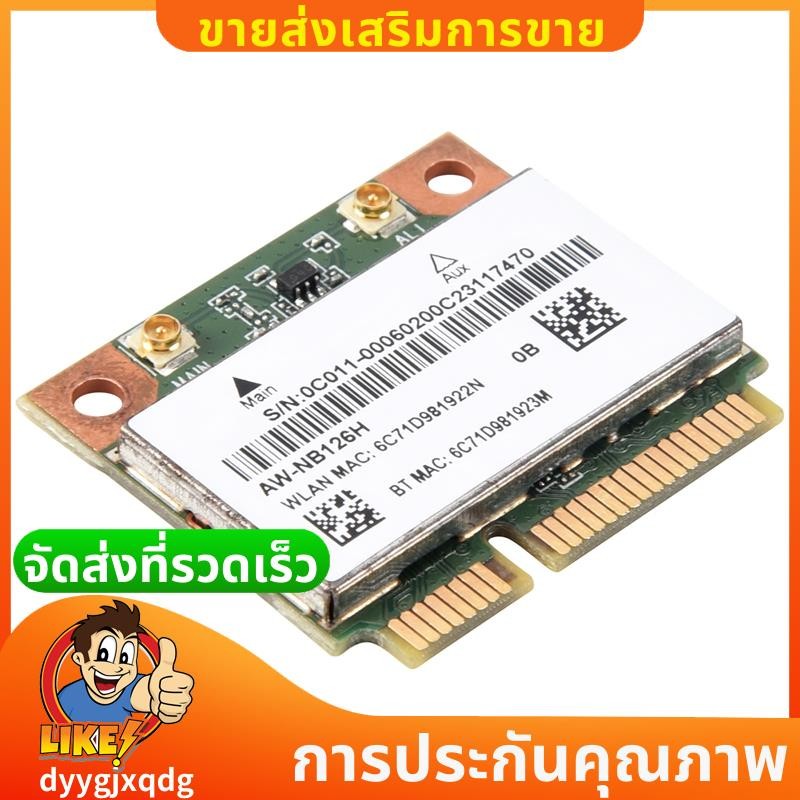 SSEA ใหม่สําหรับ AzureWave AW-NB097H AW-NB100H AW-NB126H AR3012 AR5B225 Half Mini PCI-E Wifi BT4.0 W