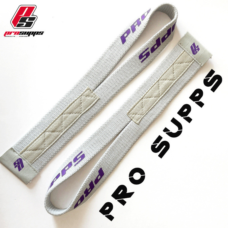 PROSUPS อุปกรณ์ยกน้ำหนักยกสูงป้องกันการยกน้ำหนักสายรัดข้อมือยกขึ้นเพื่อการฝึกการป้องกันแรงยึดเกาะ