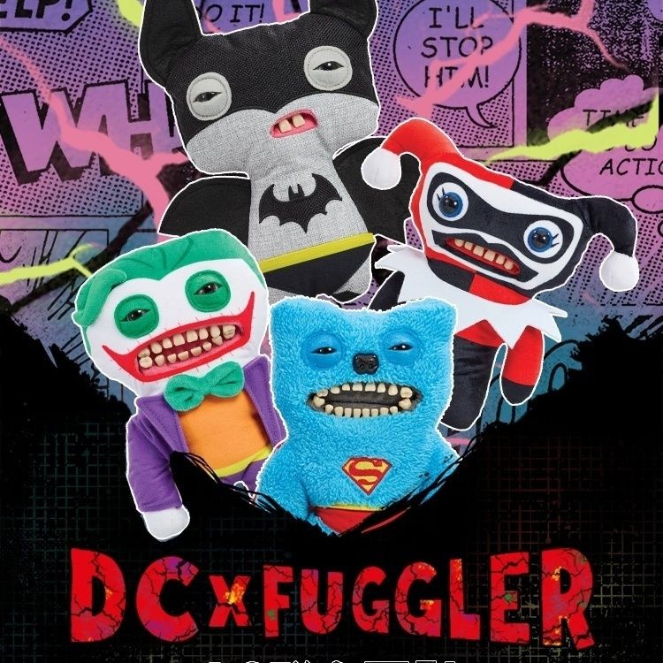 [คลังสินค้าพร้อม] fugler ของแท้ DC Co-Branded ตุ๊กตามอนสเตอร์ฟันน่ารักน่าเกลียดน่ารักตลกเล่นตุ๊กตาฟั