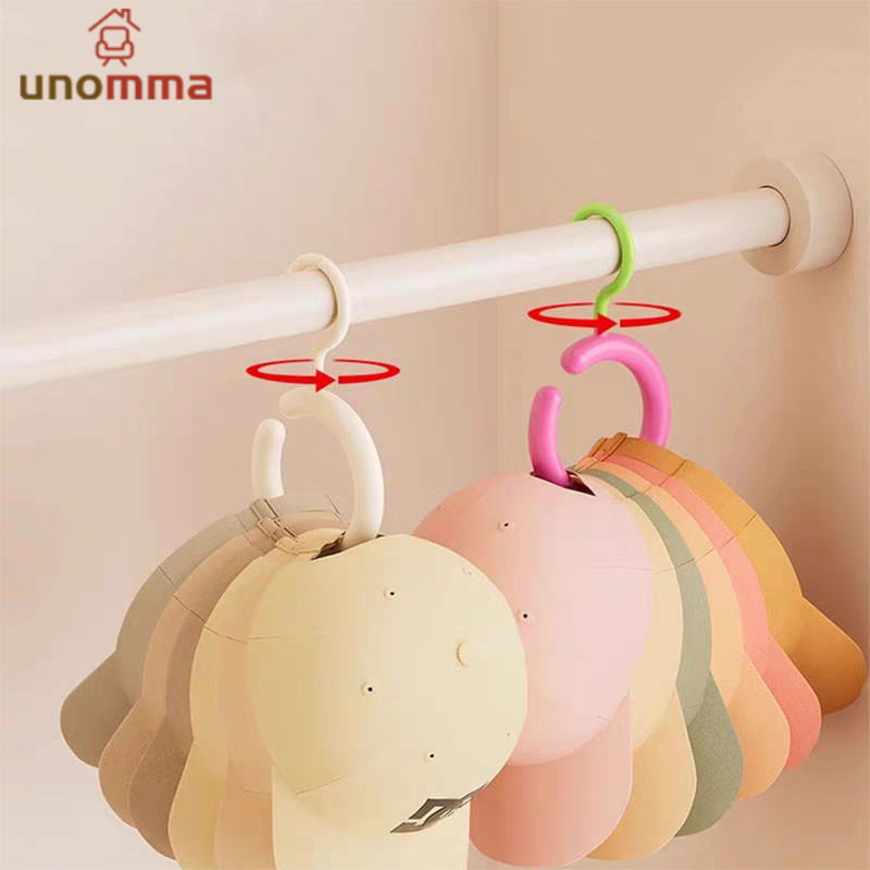 🎈ตะขอหมุนได้ แบบวงกลม ตะขอมัลติฟังก์ชั่น ตะขอหมวก ตะขอผ้าพันคอ unomma