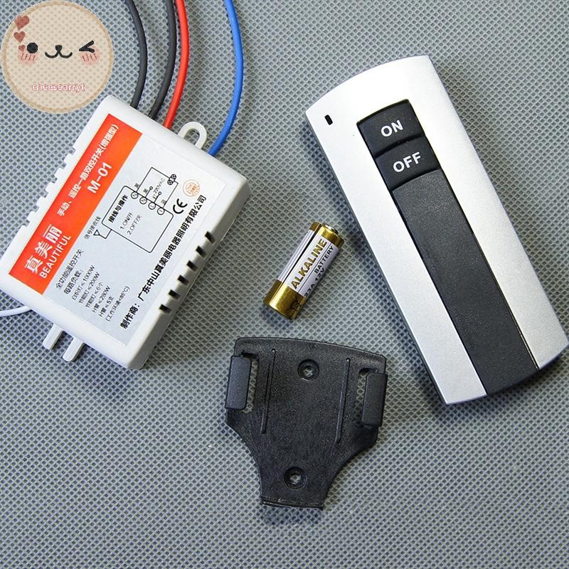 Chee รีโมทคอนโทรลไร้สายแบบดิจิตอล 220V 1 ช่องสําหรับไฟ EN - รูปที่ 2