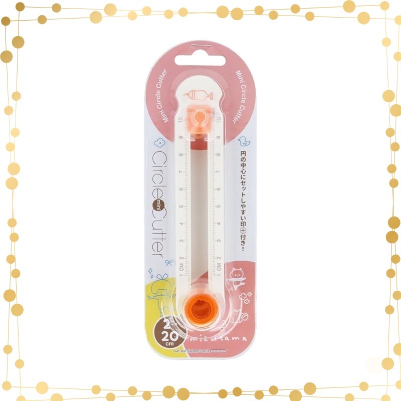 SUNSTAR Stationery mizutama Cutter Circle Cutter Coral Pink S3721787
SUNSTAR Stationery mizutama Cut