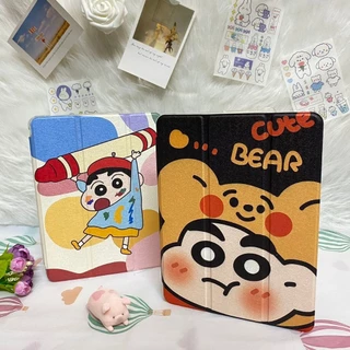 เคสป้องกัน Gen11 A16/10 Air11 2025 2024 iPad 10.2นิ้ว (Gen7/8/9) และ Air 4/5/6/7 Pro 11 มีช่องเก็บปากกา หลังใส