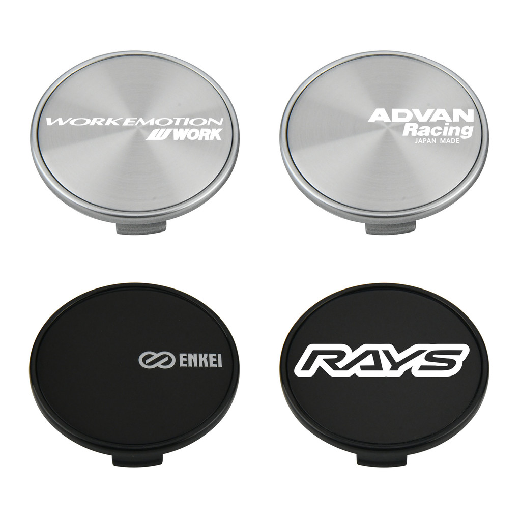 1ชุด/4ชิ้น RAYS VOLK ENKEI ADVAN XXR WORK ป้าย เส้นผ่าศูนย์กลางภายนอก 65มม MEISTER TRD NISMO ฝาครอบด