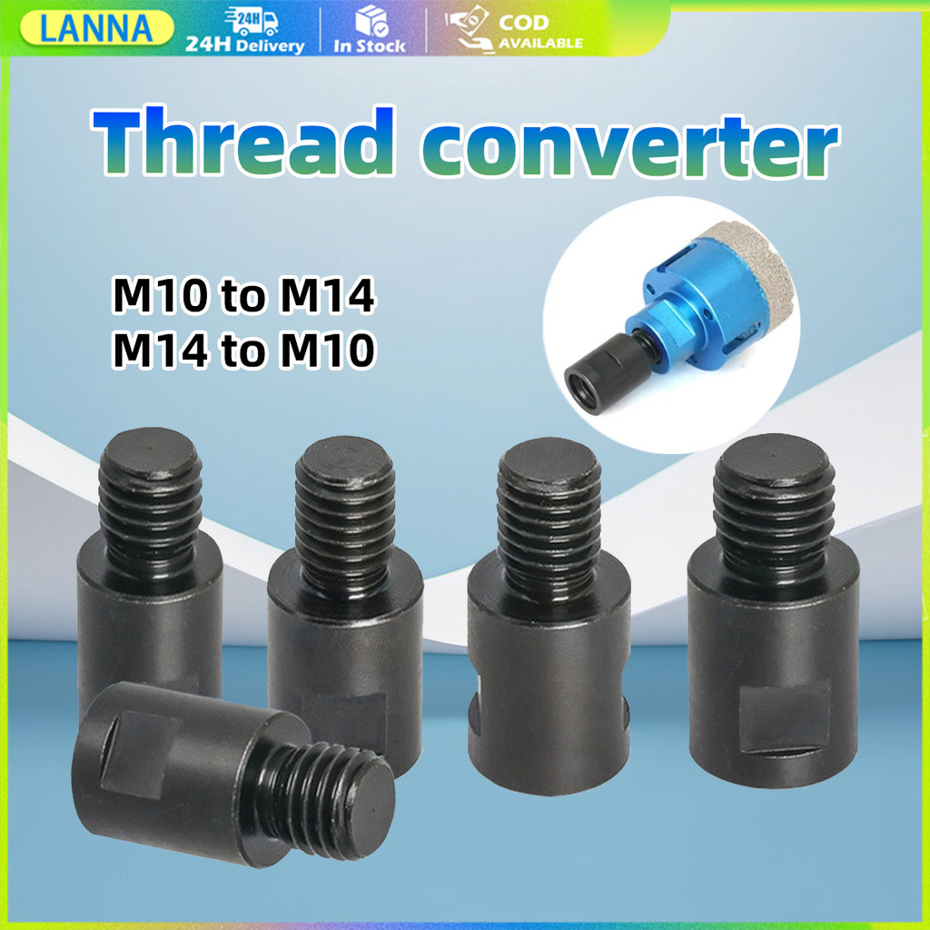 ร้านอยู่ที่ไทย อะแดปเตอร์แปลงมุมเครื่องเจียรโลหะ M14 to M10 และ M10 to M14 ตัวแปลงเครื่องเจียร
