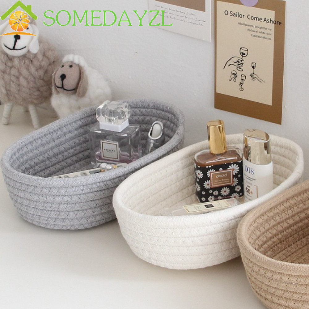 Somedayzl ตะกร้าเก็บเครื่องเขียน กุญแจ รีโมตคอนโทรล แฟชั่น สําหรับบ้าน ออฟฟิศ