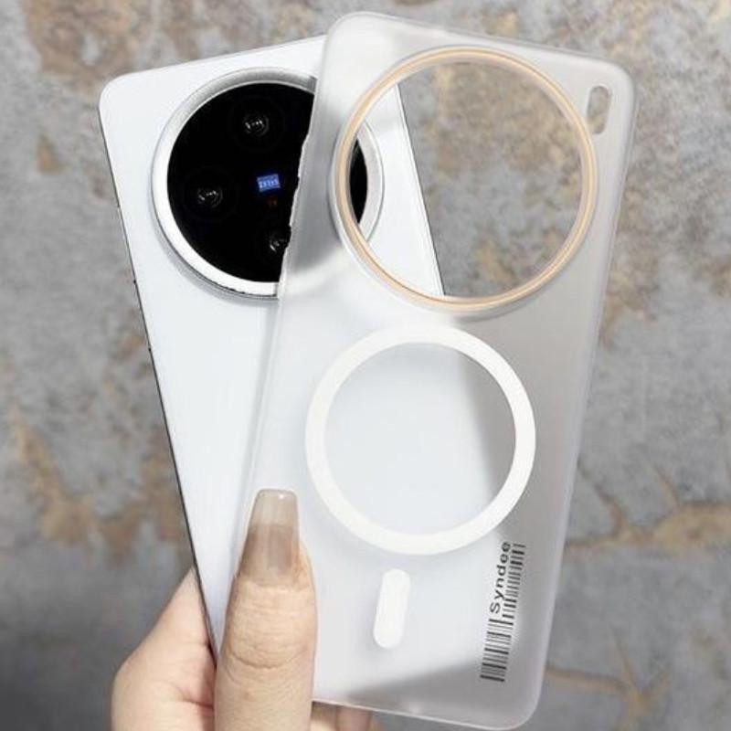 เคสโทรศัพท์โปร่งใสบางเฉียบสําหรับ Vivo X200 X100 Pro Mini X100s เคสโทรศัพท์พีซีแบบแข็ง