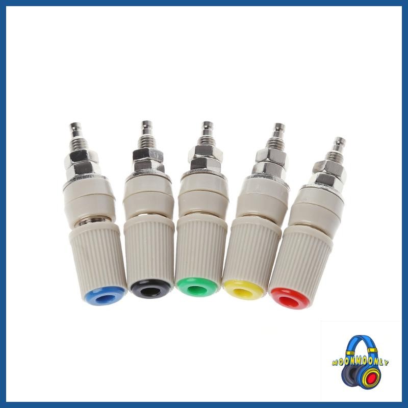 MOON Current 30A M5 ประเภท 4 มม.เครื่องขยายเสียงหญิง Banana Jack Socket Test Binding Po