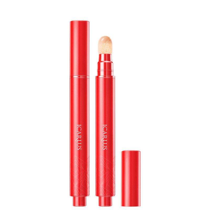 Ika Lushi Press คอนซีลเลอร์ Face คอนซีลเลอร์ Matte Highlighter ติดทนนาน Brighten Skin Tone คอนซีลเลอ