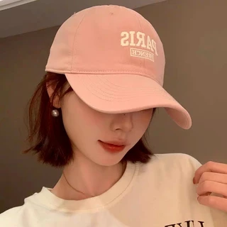 Aurora🛒พร้อมส่ง🚚 (รูปถ่ายจากงานจริง) หมวกแก๊ป มี 5 สี เบสบอล ปัก PARIS สไตล์เกาหลี