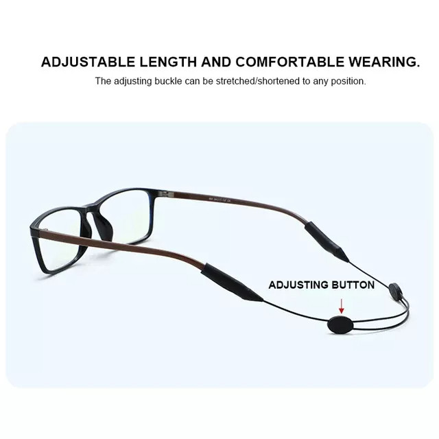 Tali Gantung Cermin Mata Sport Glasses Strap ปรับ眼镜绳挂绳 防滑防肚绳