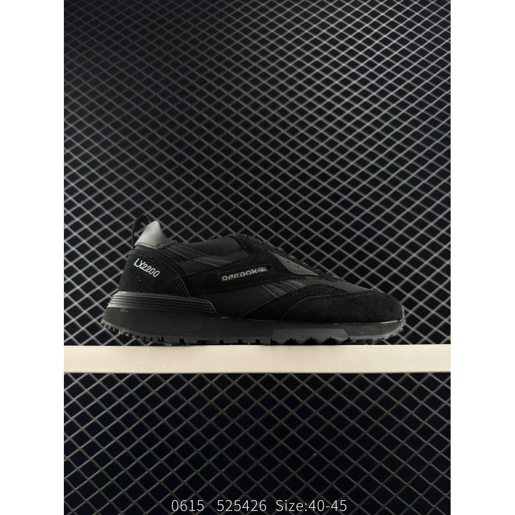 (7 สี)Reebok LX2200‌ รองเท้ากีฬาลําลองหนังลูกไม้สําหรับผู้ชาย รบี-16