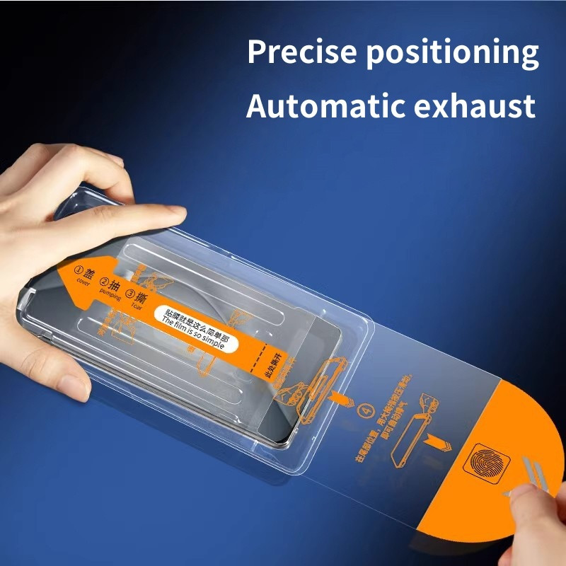 2 ชิ้นติดตั้งง่ายกระจกนิรภัยสําหรับ OPPO FindX7 FindX7U FindX5 X5pro X6 X5pro X8 X8pro X8U ป้องกันหน