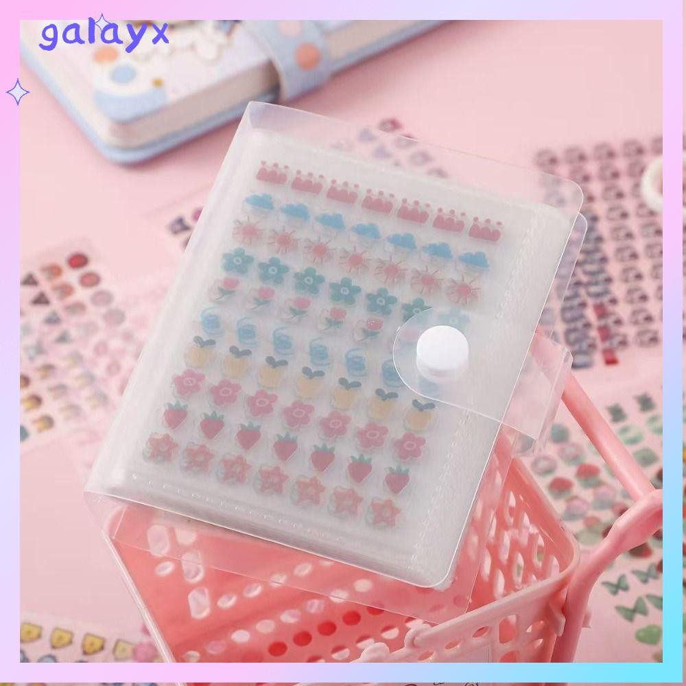 กาแลกซ์ สติกเกอร์เล็บอัลบั้ม,32/60สล็อตโปร่งใสที่เก็บสติกเกอร์หนังสือ,แบบพกพาขนาดภาพที่ว่างเปล่าอุปกรณ์เล็บออแกไนเซอร์เล็บ