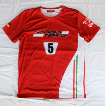 เสื้อยืดคอกลม Scuderia Ferrari Racing