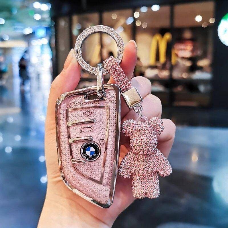 พร้อมสต็อกจัดส่งฟรี BMW BMW ฝาครอบกุญแจ x3x1x2 F30 F10 F36 420i G20 318i G31 540i กุญแจรถหัวเข็มขัดห