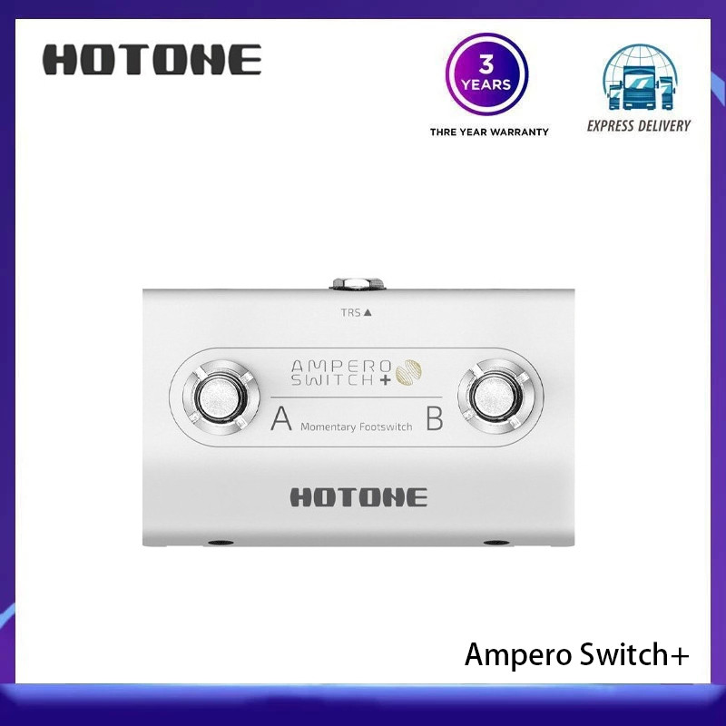 Hotone Ampero Switch+ แป้นเหยียบกีตาร์ Footswitch