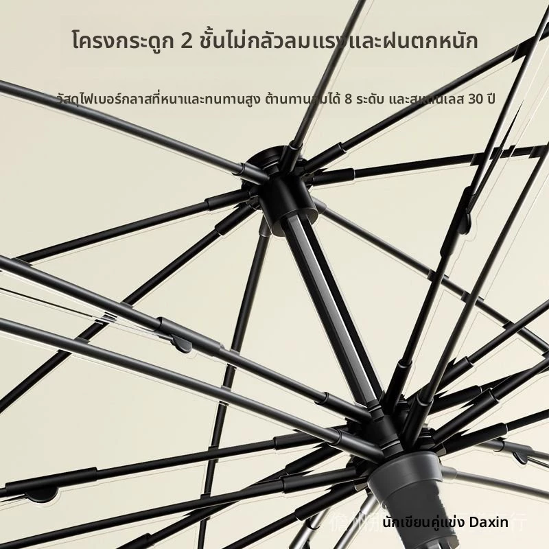 ร่มพับอัตโนมัติแบบย้อนกลับ ร่มขนาดใหญ่กันแดด thumbnail 7