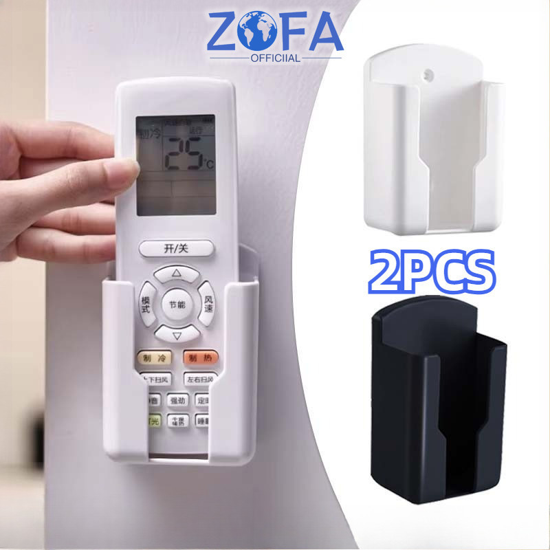 GANTUNGAN 2 ชิ้นทีวี AC Remote Holder Tv Wall Remote Holder AC Remote Holder AC Remote Hanger