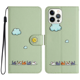 เคส Case for OPPO Reno 16 16F 15 Pro Max 15F 14 13F 14F 13 F A5i A5 A3 A6 A6s A6c A6t A6x A5x A3x A58 A74 A95 A79 5G เคสโทรศัพท์หนังฝาพับพร้อมช่องใส่บัตรสําหรับ Cartoon Cats Wallet PU Leather Cover With Card Slots Soft TPU Shell Hand Strap ซองมือถือ KTM