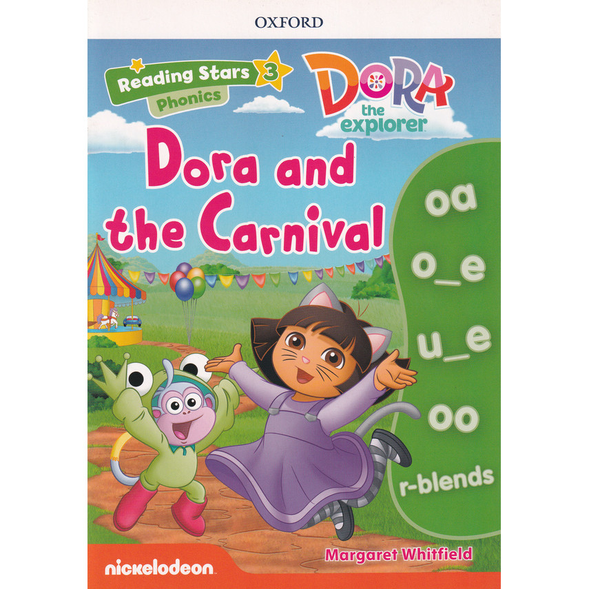 Bundanjai (หนังสือ) Reading Stars 3 : Dora the Explorer : Dora and the Carnival (P)