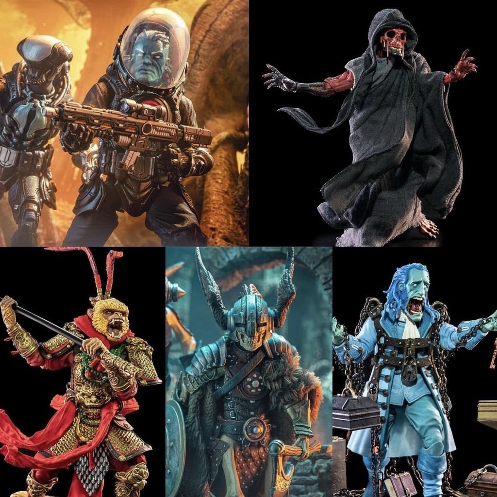 【พร้อมส่ง】Mythic Legions Space Knight,Female Skeletonaction figure The Four Horsemen Space Army