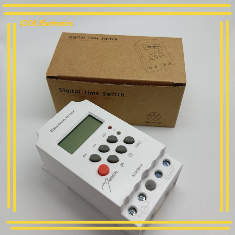 ราคาถูก! Timer Switch 24VDC 25A KG316T-ll เครื่องตั้งเวลา เปิด-ปิด อุปกรณ์ไฟฟ้า อัตโนมัติ Digital ti