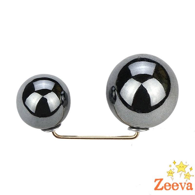 Zeeva【มีสินค้าในสต๊อก】 เข็มกลัดมุกเทียม ปรับขนาดเอว/ขนาดขากางเกง  สําหรับตกแต่งเสื้อ ผ้าคลุมไหล่ 2ชิ้น/แพ็ค Fashion Pins - รูปที่ 7
