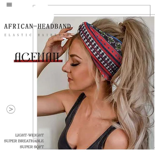 Hippie Bohemian สไตล์ชาติพันธุ์พิมพ์ผ้าโพกศีรษะสีแดง Hairband Crossed Hairband