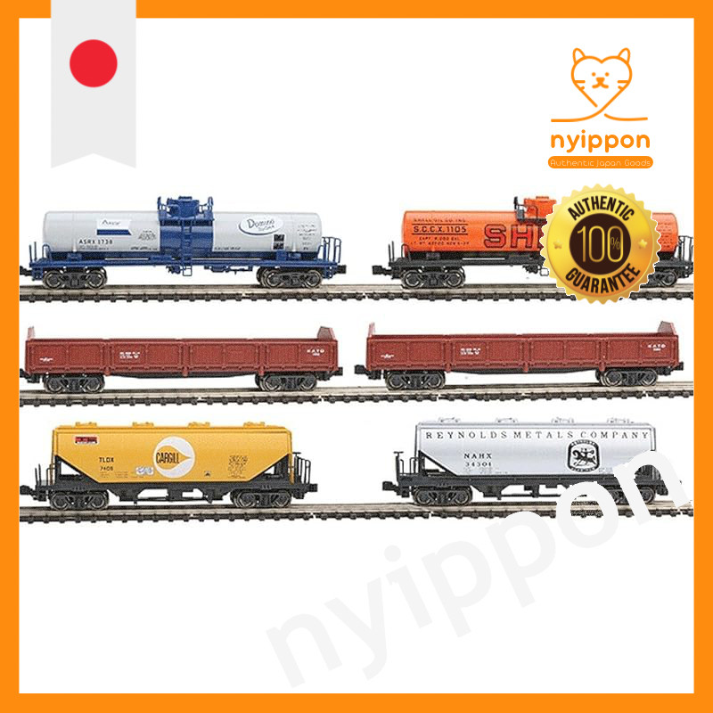 【KATO】(106-6275) Mixed Freight Train 6-Car Set Model Train Foreign Rolling Stock N Gauge